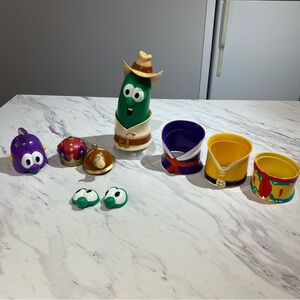 Vintage Veggie Tales Larry’s Silly Suits dress up costumes